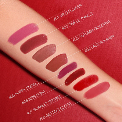 Lipgloss Matte 8 Colors Lip Gloss Velvety Lipstick Liquid Matte