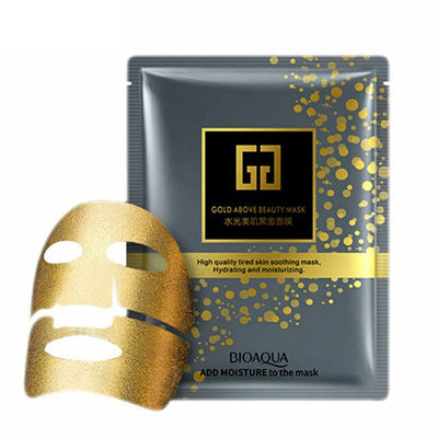 24K gold collagen face masks