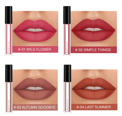 Lipgloss Matte 8 Colors Lip Gloss Velvety Lipstick Liquid Matte