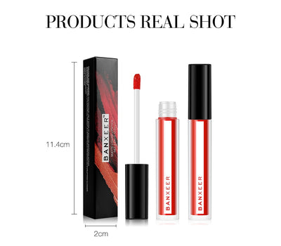 Lipgloss Matte 8 Colors Lip Gloss Velvety Lipstick Liquid Matte