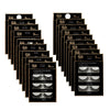 3 Pairs Natural False Eyelashes Beauty Make up Thick Cross