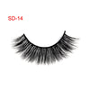 3 Pairs Natural False Eyelashes Beauty Make up Thick Cross