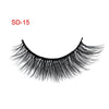 3 Pairs Natural False Eyelashes Beauty Make up Thick Cross
