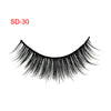 3 Pairs Natural False Eyelashes Beauty Make up Thick Cross