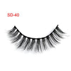 3 Pairs Natural False Eyelashes Beauty Make up Thick Cross