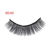 3 Pairs Natural False Eyelashes Beauty Make up Thick Cross