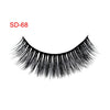 3 Pairs Natural False Eyelashes Beauty Make up Thick Cross