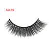 3 Pairs Natural False Eyelashes Beauty Make up Thick Cross