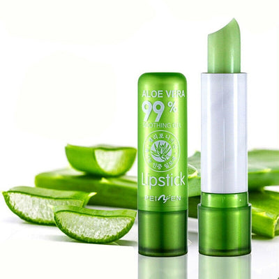 1PC Moisture Lip Balm Long-Lasting Natural Aloe Vera Lipstick
