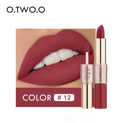 12 Colors Lips Makeup Lipstick  Lip Gloss