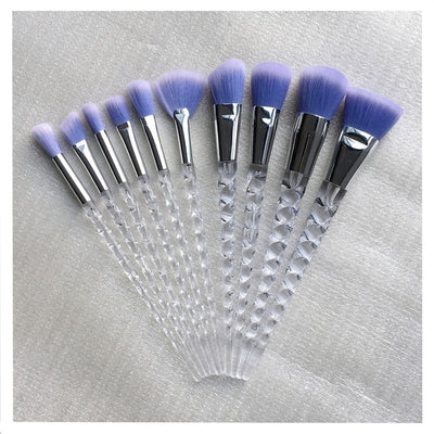 10pcs Unicorn Makeup Brushes