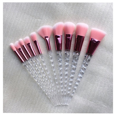 10pcs Unicorn Makeup Brushes