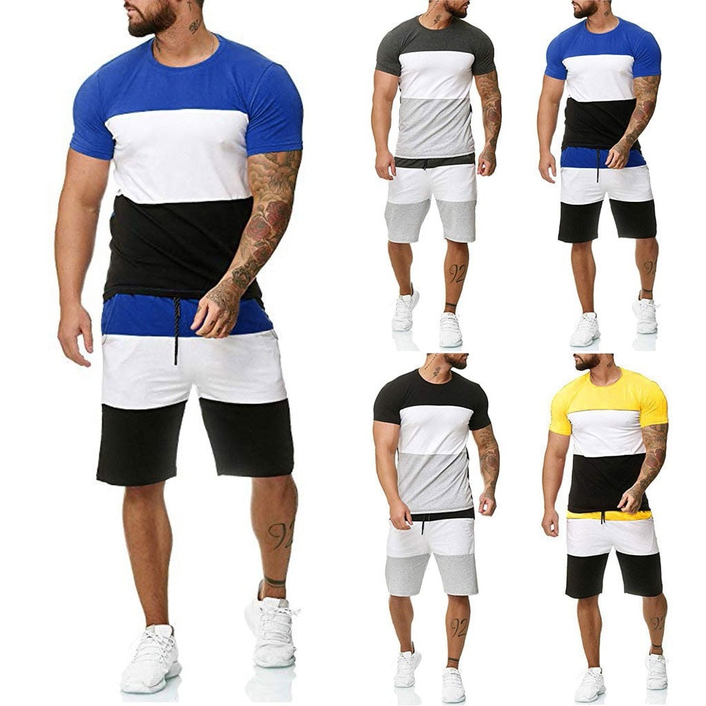 2pc Tracksuit Shorts Sets